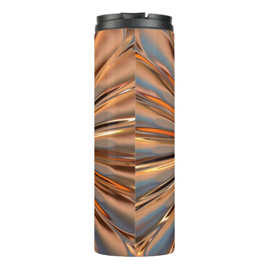 Art deco coppe look fan shell ontwerp thermosbeker (Achterkant)