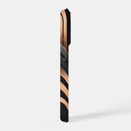 Art Deco Copper & Silver Geometric Design (Côté droit)