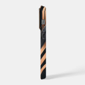 Art Deco Copper & Silver Geometric Design (Côté gauche)