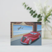 Art Deco Coupe Briefkaart (Staand voorkant)