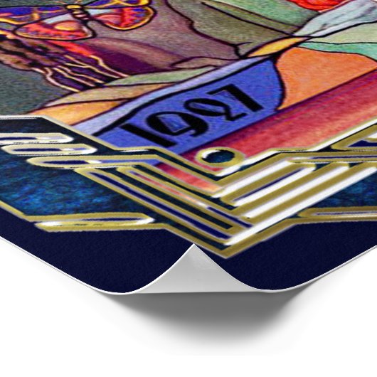 Art Déco Couverture "La Danse 1927" (Coin)