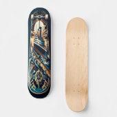 "Art Deco Cruiser Deck" Skateboard (Voorkant)