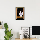 Art Déco Cubain "Habanas" Cigar Ad 13 x 19 (Bureau à domicile)