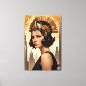 Art déco Damsel AI Concept Art by Xzendor7 (Recto)