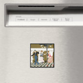 Art Deco Dance Magneet (Insitu (Vaatwasser))