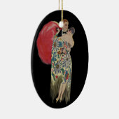 Art Deco-dansen, liefde en Romance Keramisch Ornament (Rechts)