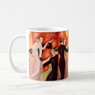 Art Deco Dansende Paren 1920 Balzaal Koffiemok