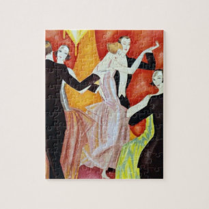 Art Deco Dansende Paren 1920 Balzaal Legpuzzel