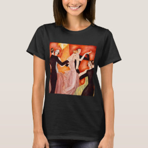 Art Deco Dansende Paren 1920 Balzaal T-shirt
