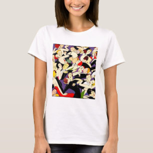 Art Deco Dansende Paren Patroon   Jazz Era Jaren 2 T-shirt