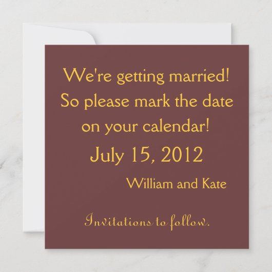 Art Deco De datumkaarten opslaan Save The Date (Achterkant)