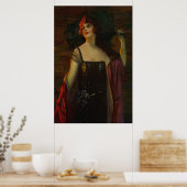 Art Deco De Opera Queen Poster (Keuken)