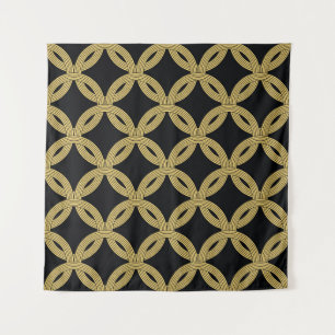 Art Deco Decoratie Naadloos Ornament Wandkleed