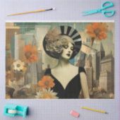 Art Deco decoupage Tissuepapier (Craft)