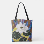 Art Deco Design #10 White Rose Draagtas (Achterkant)