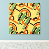 Art Deco Design #7 @ Emporio Moffa Canvas Afdruk (Insitu (Houten vloer))