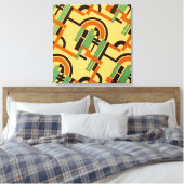 Art Deco Design #7 @ Emporio Moffa Canvas Afdruk (Insitu (Slaapkamer))