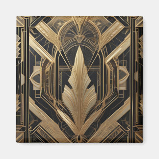 Art Deco Design Architectuur 1920s Deurpaneel Magneet