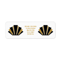 Art Deco Design Black en Gold Weddenschap