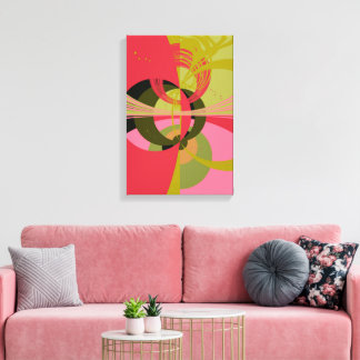 Art Deco Design Canvas Afdruk