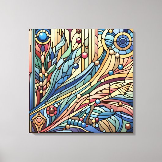 Art Déco Design Canvas Art (Recto)