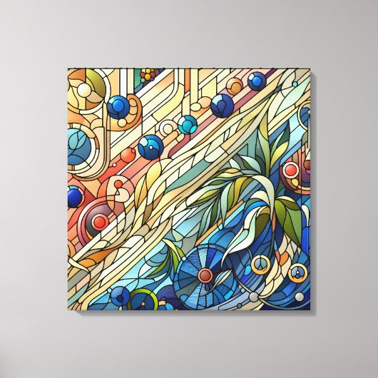Art Déco Design Canvas Art (Recto)