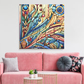 Art Deco Design Canvas Kunst (Insitu (Woonkamer))