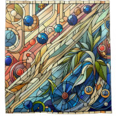 Art Deco Design Douchegordijn (Voorkant)