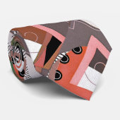 Art Deco Design Man Necktie Stropdas (Opgerold)