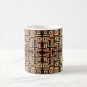 Art Déco Design No 2 Géométrique Café Mug (Centre)