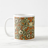 Art Deco Design No. 5 Floral Pattern Koffiemok (Links)