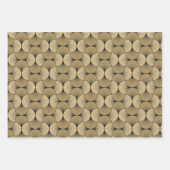 Art Deco-Design op 3 vellen 3 Design Gift Wrap (Voorkant 2)