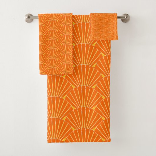 Art Deco Design Orange (En situation)