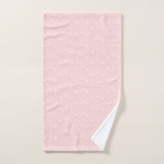 Art Deco Design Pink (Serviette à main)