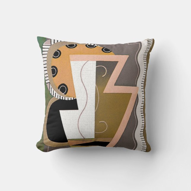 Art Deco Design Sierkussen (Voorkant)