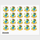Art Deco Design Stickers (Vel)