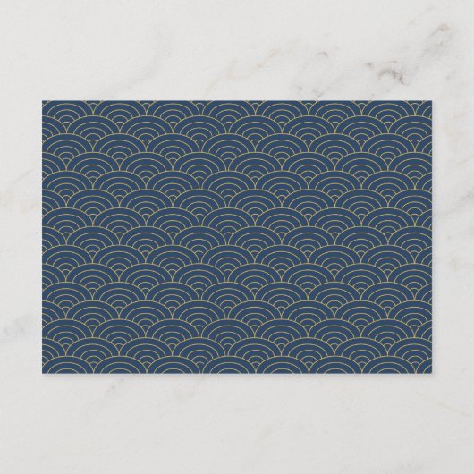 Art Deco Details Behuizing Kaart (Achterkant)