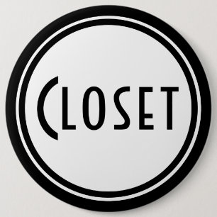 Art Deco-deuropenplaque Ronde Button 6,0 Cm