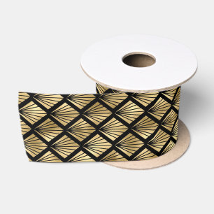 Art Deco diamant ventilatorpatroon ontwerp Lint