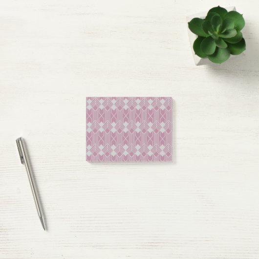 Art Deco Diamond Shapes en Lines Post-it® Notes (Kantoor)