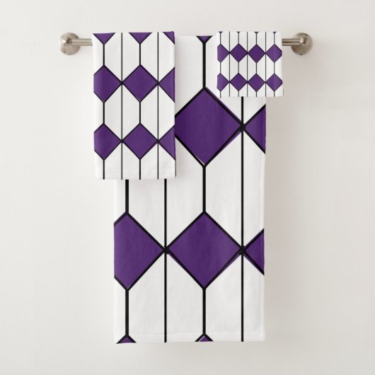 Art Deco Diamonds and Hexagons  (En situation)