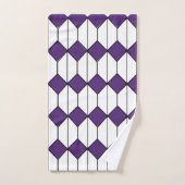 Art Deco Diamonds and Hexagons  (Serviette à main)