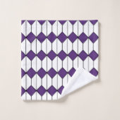 Art Deco Diamonds and Hexagons  (Gant de toilette)