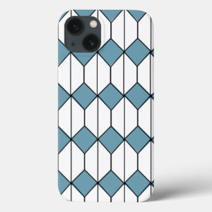 Art Deco Diamonds en Hexagons iPhone 13 Hoesje