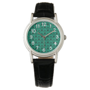 Art Deco Diamonds Horloge