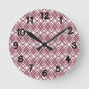 Art Deco Diamonds Ronde Klok