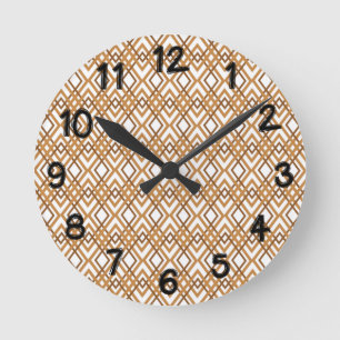Art Deco Diamonds Ronde Klok