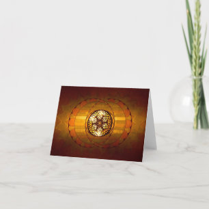 Art deco die Notecard aansteken Kaart