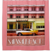 Art Deco District South Beach Miami Douchegordijn (Voorkant)
