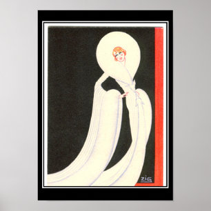 Art Deco Diva Star print Poster